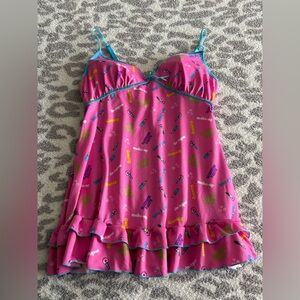 girly lingerie slip dress